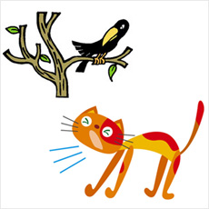 仁義なき戦い 猫vsカラス 13年10月10日 エキサイトニュース