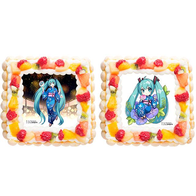 初音ミクの夏デザインケーキが発売に 16年7月15日 エキサイトニュース
