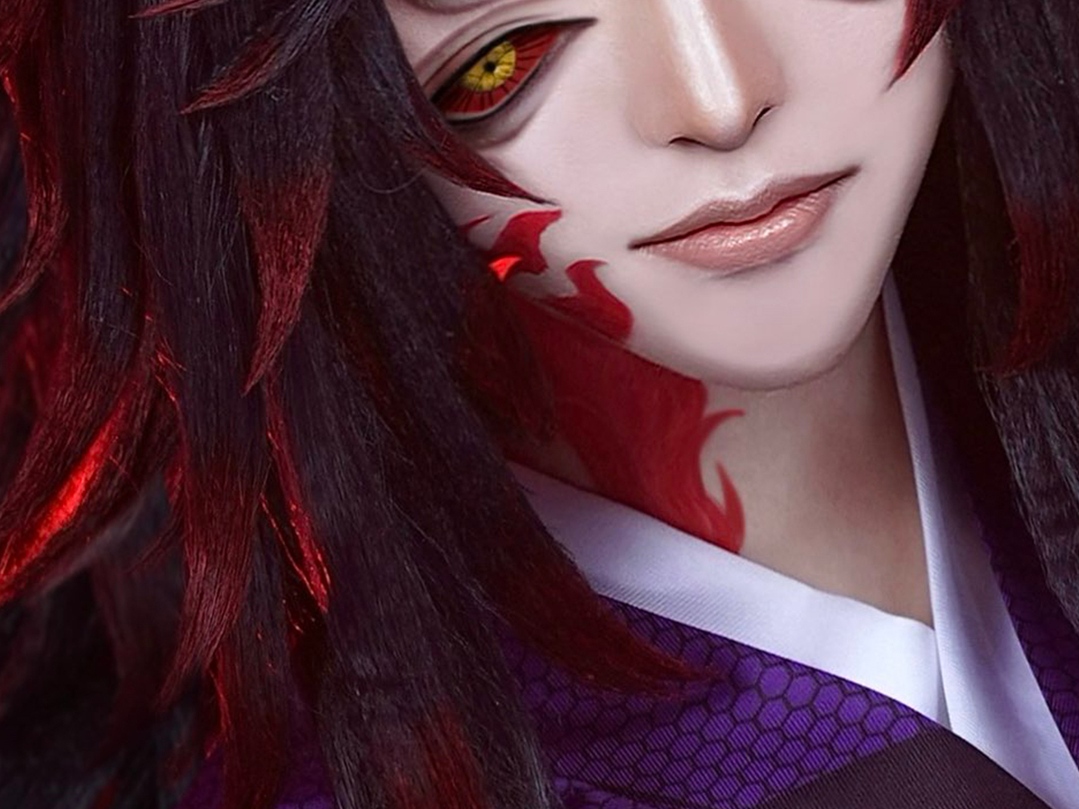 鬼滅コスプレ】上弦の壱・黒死牟の再現度が高すぎる！ 「二次元から出 