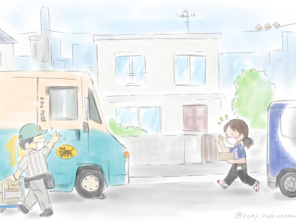 鉢合わせしたヤマトと佐川の配達員が 目撃された 光景 に ニッコリ 年6月5日 エキサイトニュース