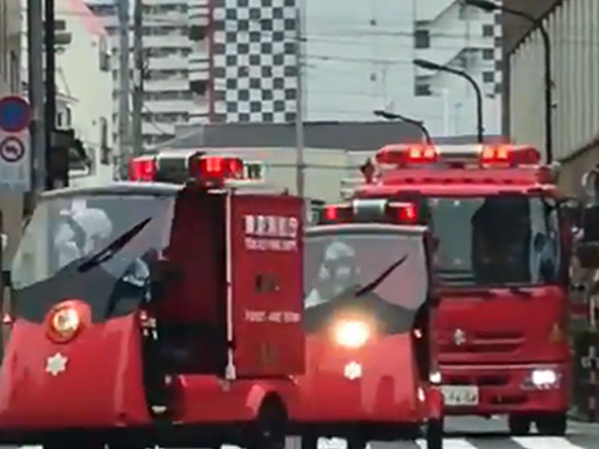 小さくてかわいい姿に驚き 狭い道路も進める消防車が話題 年7月2日 エキサイトニュース