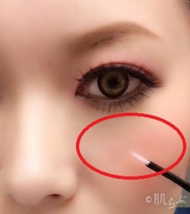 キラキラメイクのやり方3選 ほっぺと目の下の付け方 ローリエプレス