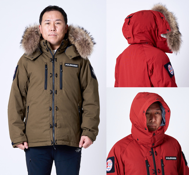 北極冒険家が監修した“極地仕様”の機能搭載ダウンジャケット。高い保温  
