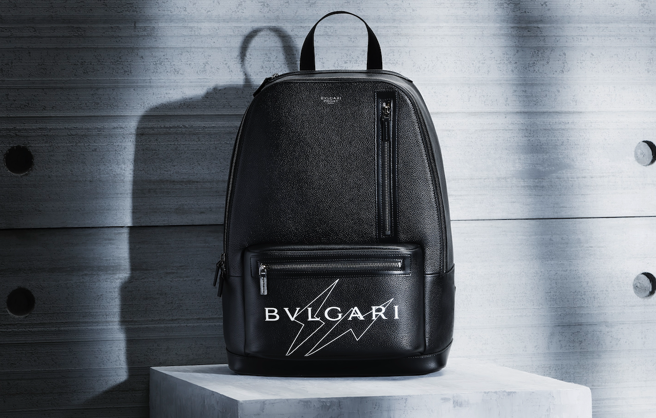 BVLGARI ブルガリ FRGMT 藤原ヒロシ コラボ 黒 レザー メンズ ブルガリと藤原ヒロシがコラボしたメンズコレクション「FRAGMENT