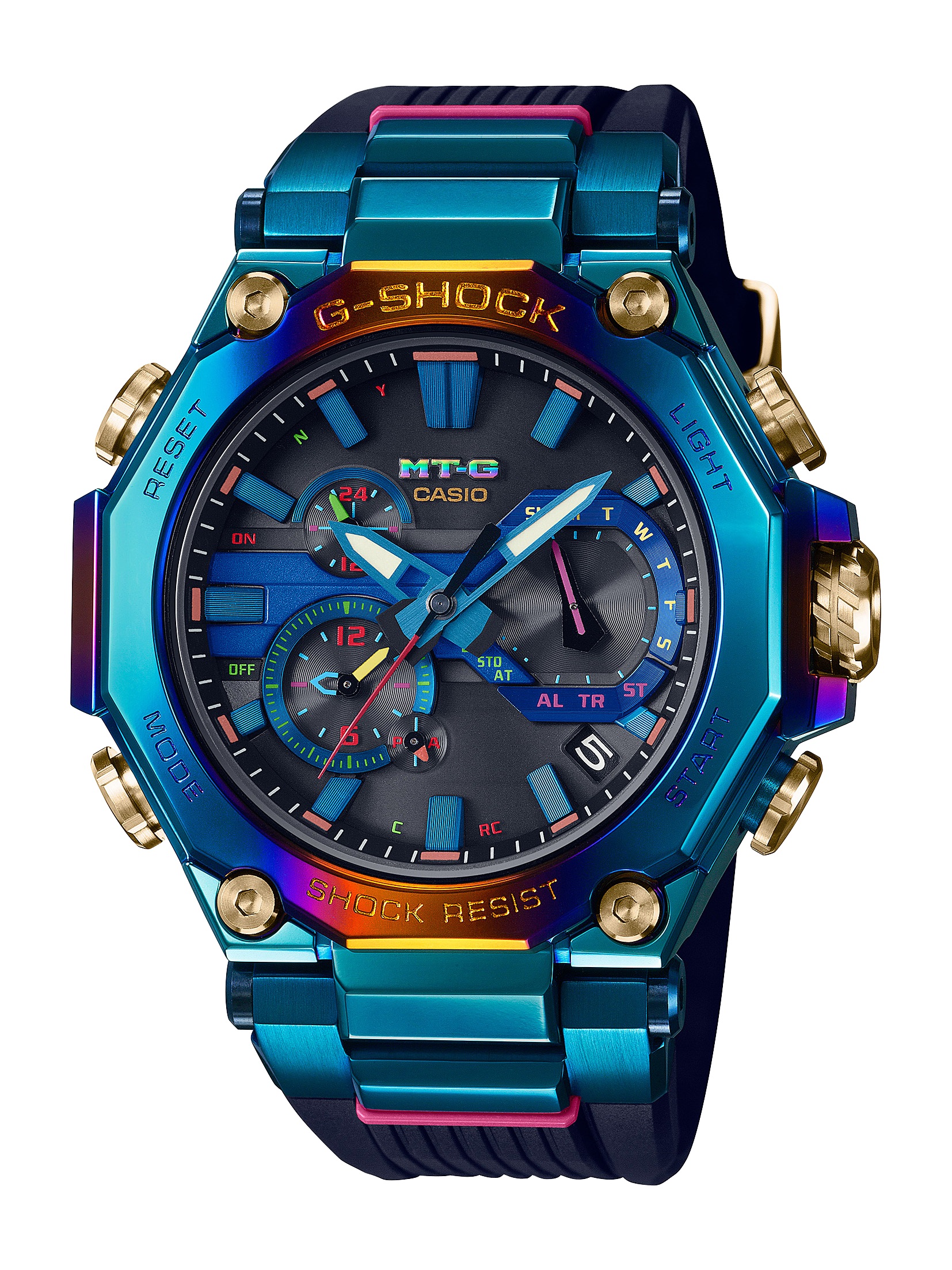 伝説の鳥がモチーフに レインボーipを施したg Shock Mtg B2000ph 2021年3月10日 エキサイトニュース