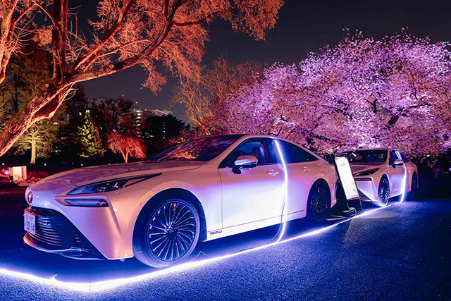 新宿御苑の花見イベントは「トヨタ MIRAI」などの給電車によるSDGsな夜桜ライトアップにも注目！ (2023年4月2日) - エキサイトニュース