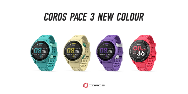 わずか30gの超軽量GPSウォッチ「COROS PACE 3」に、夏に似合うカラフル 