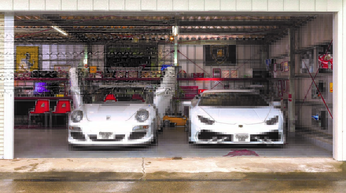 築24年 ランボ ポルシェ オーナーのガレージ 映画も観られる鉄骨ガレージを公開 ガレージライフ 21年8月10日 エキサイトニュース