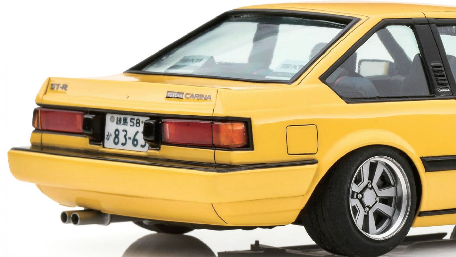 知ってる カリーナ の Gt R は ハチロク Ae86 エンジン搭載 コロナ ベースの 改造プラモ で再現だ モデルカーズ チューニング 21年9月10日 エキサイトニュース