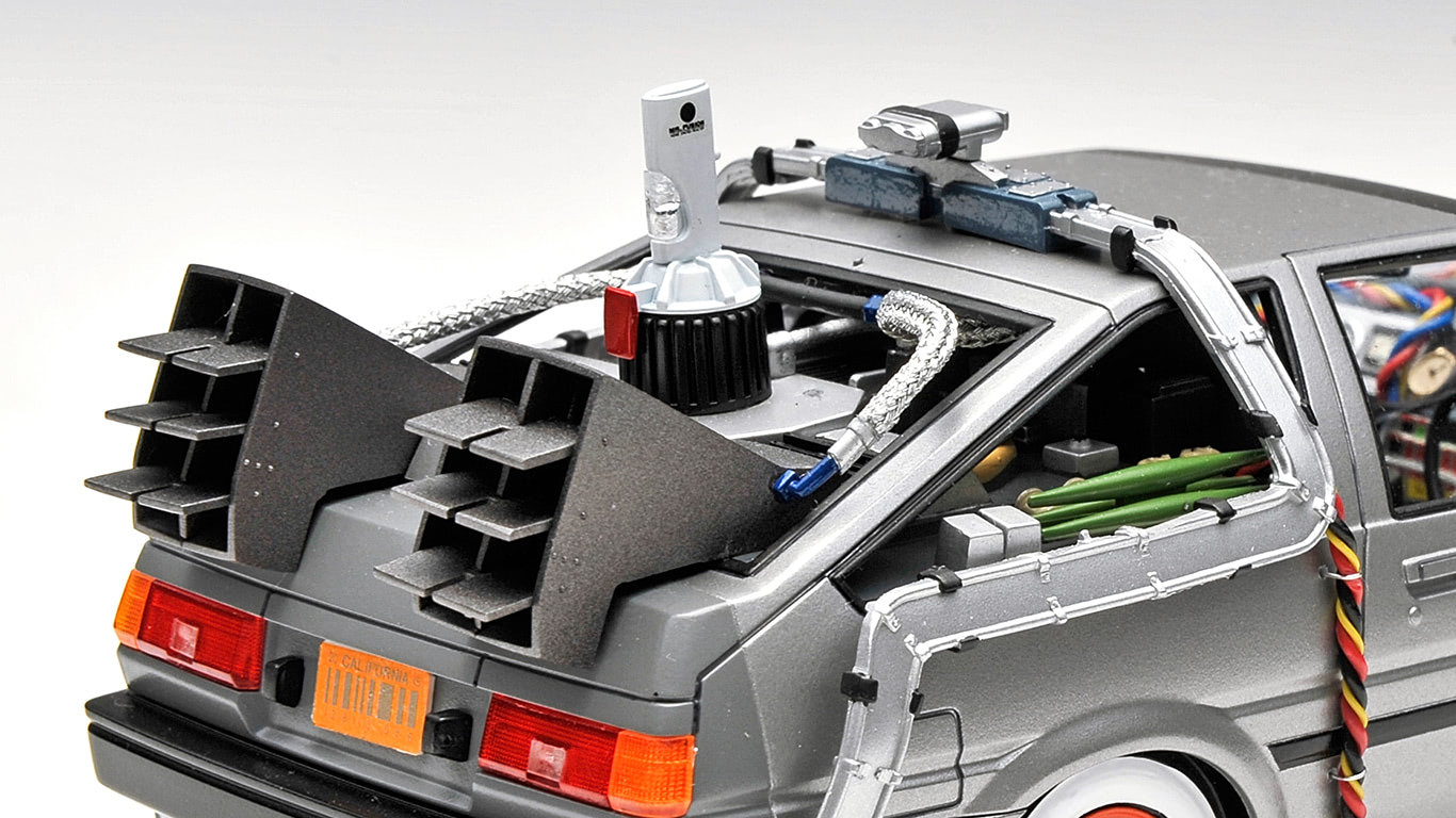 これ デロリアン でなく Ae86トレノ フロントも バック トゥ ザ フューチャー モデルカーズ チューニング 21年10月4日 エキサイトニュース