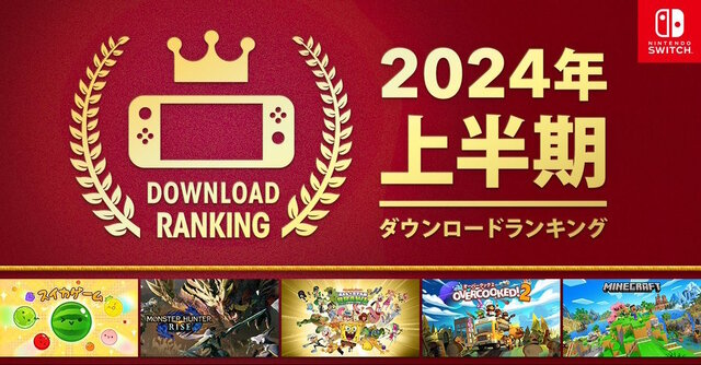 『スイカゲーム』の人気揺るがず！ニンテンドースイッチ「2024年上半期DLランキング」発表―上位30タイトルをチェック (2024年7月17日) -  エキサイトニュース