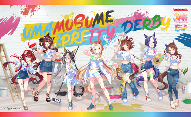 ペインタースタイル ライスシャワー ミニタペストリー 『ウマ娘』NAMCO