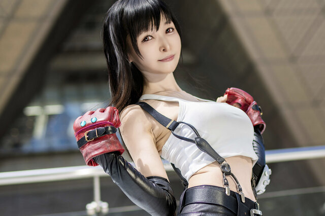 コスプレ】『FF7』ティファの美脚が素晴らしい！スレンダーボディから