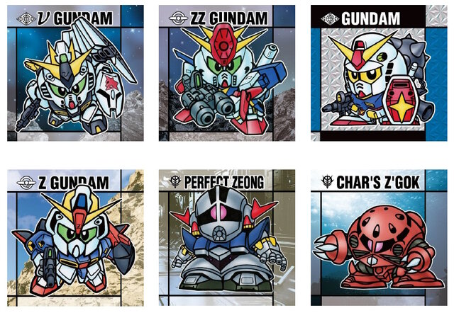昔懐かしい「元祖SDガンダム」のシール付きスナック発売決定！「ν