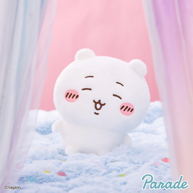 羊毛のようにふわふわ！「ちいかわ」プライズぬいぐるみに、嬉しそうな