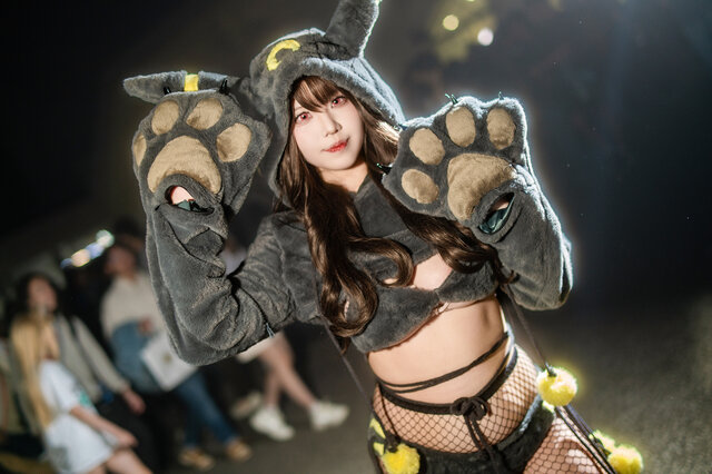 ポケモン ブラッキー 擬人化 コスプレ M コスプレ】『ポケモン』ブラッキーの擬人化が可愛すぎ！モフモフ＆編み