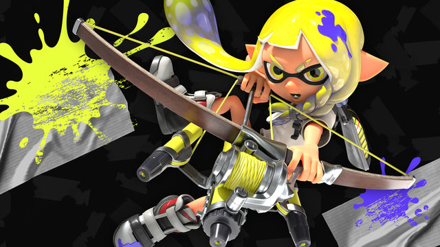 スプラトゥーン3 新ブキ 弓 の正式名称は ストリンガー 地上では ヨコ射ち 空中では タテ射ち に姿勢が変化 22年4月22日 エキサイトニュース