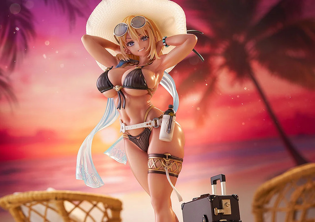 2種セット トリダモノ ミラ(Mira) 通常/Sunset Ver. 1/7 水着×褐色×太もも！トリダモノ氏のオリキャラ「ミラ(Mira)SunsetVer