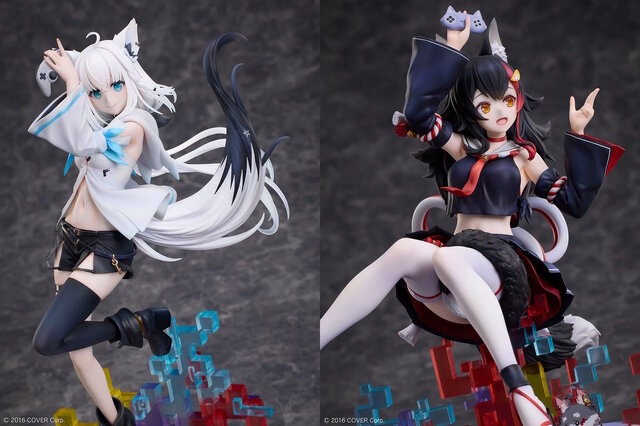 ホロライブ・白上フブキ、大神ミオのフィギュアが追加予約決定！楽曲