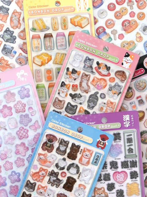 ボンボンドロップシール」“和柄新作”の公式抽選販売が予告！「柴犬