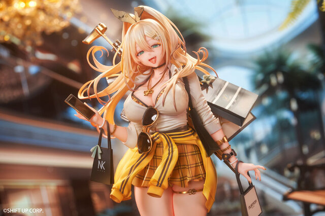 金髪キャラクター フィギュア ライフル付き 魅惑の金髪ギャル！『勝利の女神：NIKKE』より「ルピー」のフィギュア