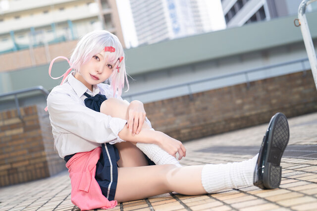 コスプレ】制服しか勝たん！胸元のおっきなリボンがチャームポイントの