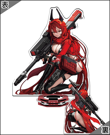 勝利の女神 nikke 韓国　両面　アクリルスタンド　レッドフード 勝利の女神：NIKKE』レッドフードや水着のアニスも！回転式台座備えた