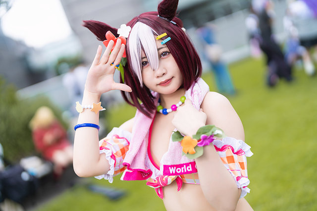 ウマ娘 スペシャルウィーク 水着 コスプレ - コスプレ