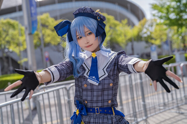 コスプレ】アイドルVTuber星街すいせいが「ニコ超」にリアル顕現