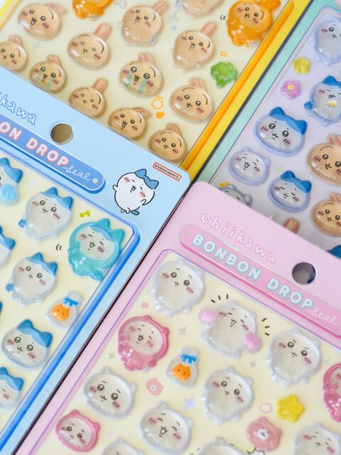 ちいかわ ボンボンドロップシール」がちいかわらんど全店で抽選販売