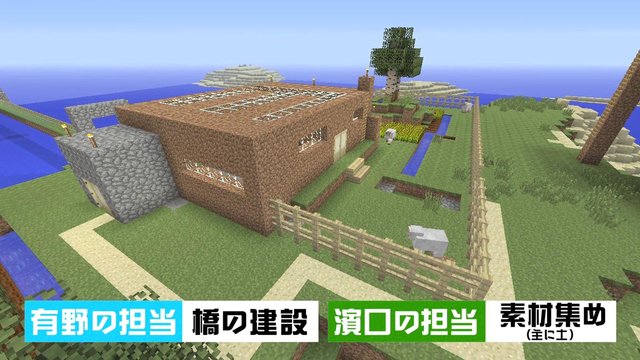 よゐこのマイクラでサバイバル生活 第6回が公開 アンガールズの田中みたいな敵に初遭遇 17年7月13日 エキサイトニュース