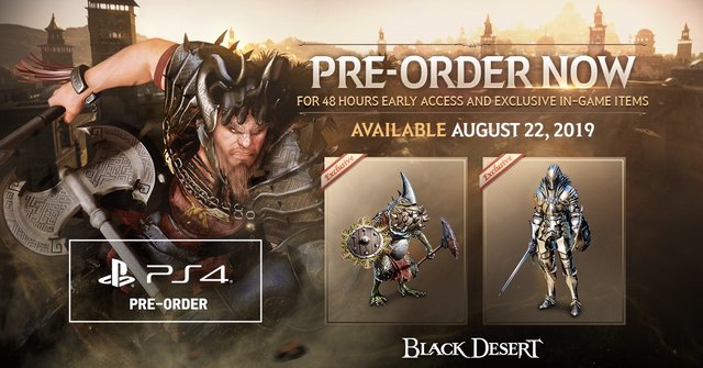 Ps4版 黒い砂漠 国内向け配信日は8月23日に 事前予約販売もスタート 19年7月3日 エキサイトニュース