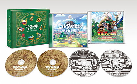 ゼルダの伝説 夢をみる島 Cd4枚組 全5トラックの オリジナルサウンドトラック 3月18日発売決定 スイッチ ゲームボーイ音源を収録 年2月19日 エキサイトニュース