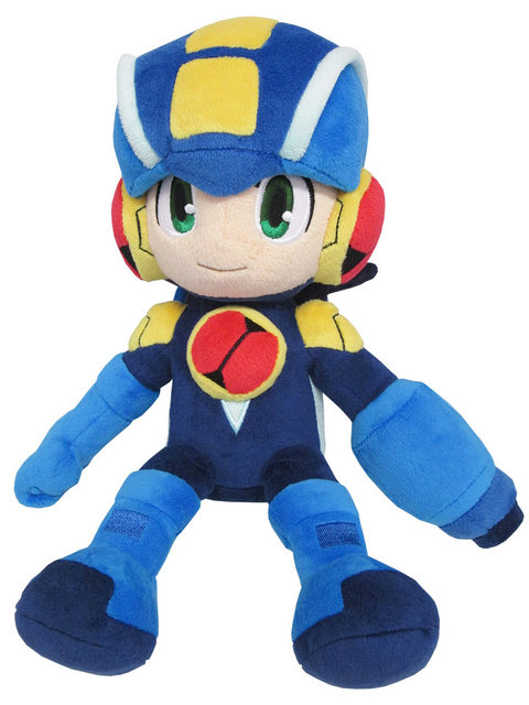 ロックマン エグゼ ブルース ぬいぐるみ ロックマンエグゼぬいぐるみ」2月上旬発売へ…ブルースやメットールも