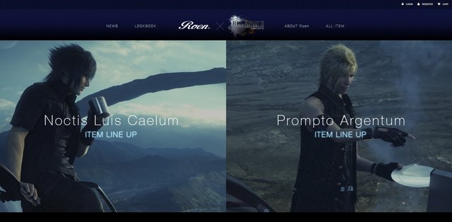 Roen」×『ファイナルファンタジー XV』コラボショップがオープン