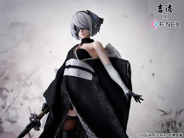 ※22日20時まで値下げ　ニーアオートマタ　2B　フィギュアセット ニーア オートマタ』2Bのハイエンドフィギュアが予約開始。見惚れる