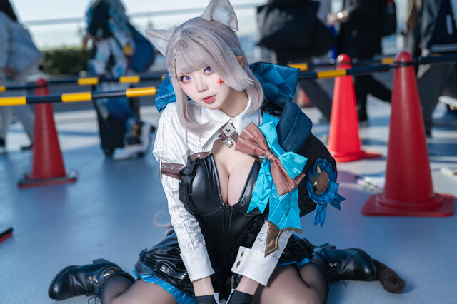 マスク＋衣装2着　原神猫又 コスプレ】猫耳×ミニスカ衣装がメロい！『原神』リネットは美スタイル