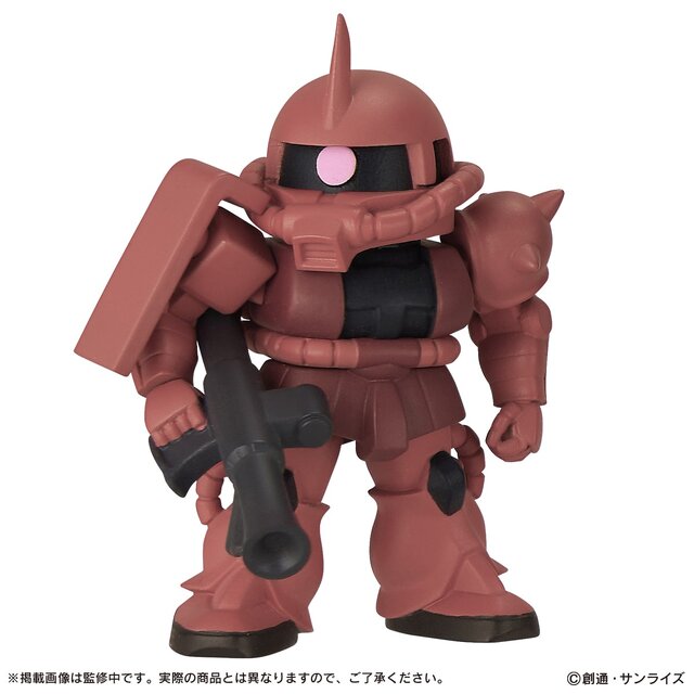 シャア専用ザクIIが率いるザク部隊！「機動戦士ガンダム」ガシャポン