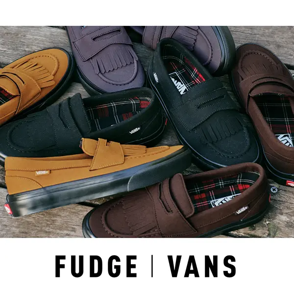 VANS×FUDGE」大人気コラボが再び実現！英国ライクな“ローファー