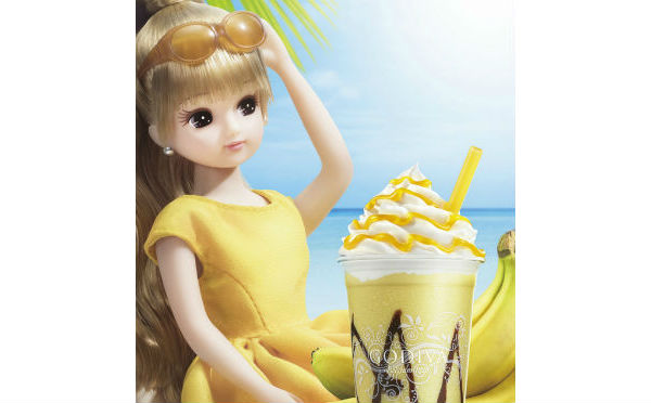 モデルにリカちゃんが就任 Godiva夏の新作 ショコリキサー はホワイトチョコ バナナ 17年7月12日 エキサイトニュース