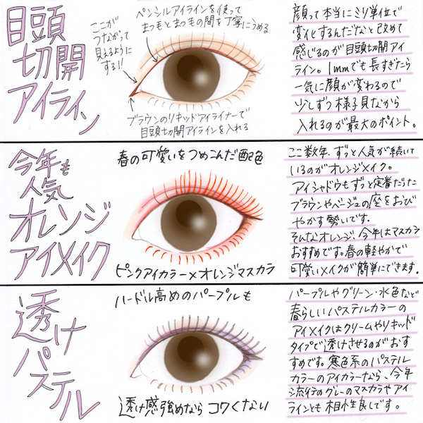 マスクだからこそアイメイクで遊んじゃお 周りと差がつく 春の注目テクニック カラー を集めました 21年3月23日 エキサイトニュース