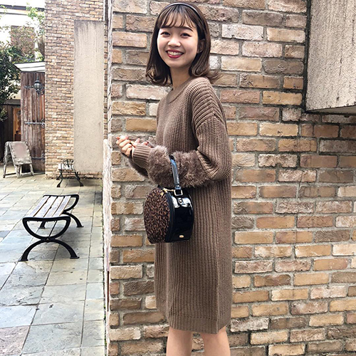 秋冬コーデにマストな ニットワンピース 1枚で華奢見えが叶う ローリエプレス