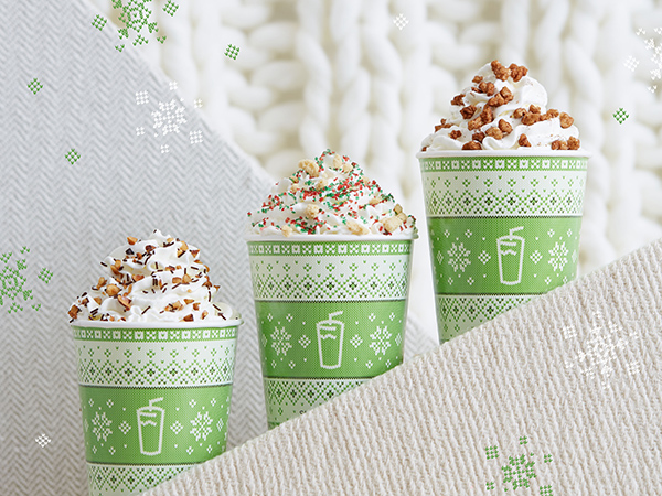 シェイクシャックから期間限定のホリデーシェイクが登場 ノルディック風なイラストのカップもかわいい ローリエプレス