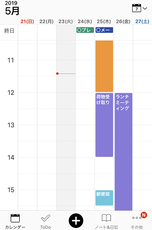 すきま時間も簡単に見つかる スケジュールも日記もtodoも簡単に管理できる人気の手帳アプリ Lifebear ローリエプレス