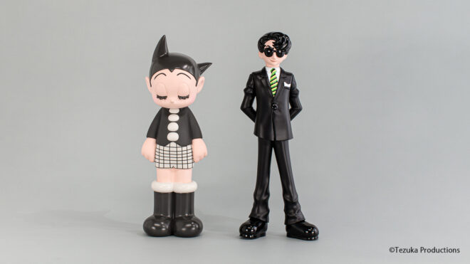 漫画界の巨匠・手塚治虫の優美な曲線を忠実に再現したソフビ