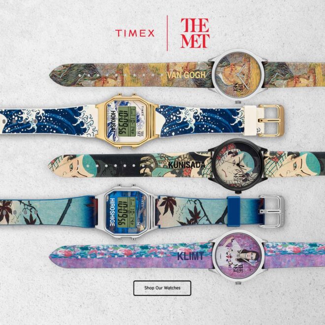 大幅値下げ！Timex KunisadaクニサダThe METメトロポリタン TIMEXがメトロポリタン美術館とコラボ！歌川国貞、葛飾北斎、歌川広重