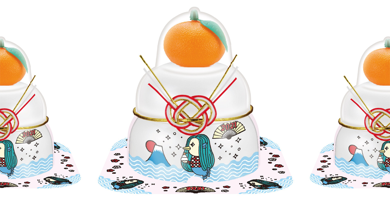 今年はサトウの鏡餅からアマビエさまがデザインされたキュートな鏡餅小飾りが登場 年12月21日 エキサイトニュース