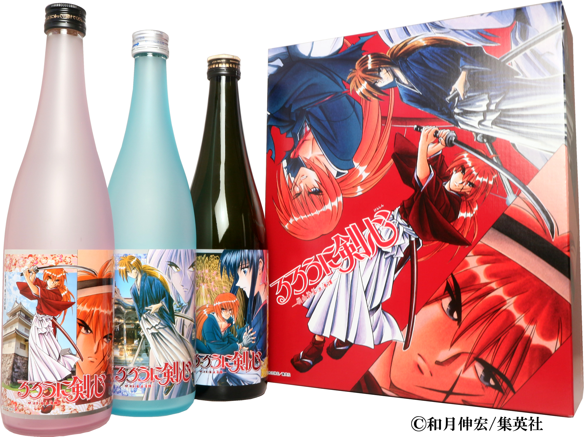 漫画 るろうに剣心 をラベルデザインに採用したコラボ日本酒３種が数量限定で発売 21年11月15日 エキサイトニュース
