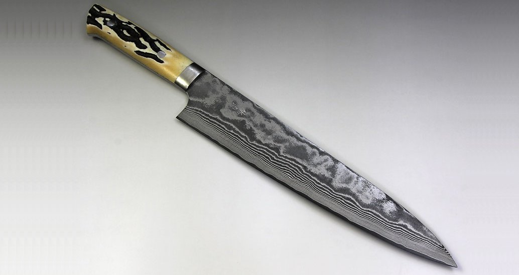 まさに漢の包丁 伝統工芸士により美しく鍛えられた ニッケルダマスカス牛刀 15年9月10日 エキサイトニュース