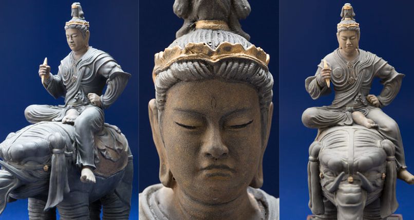 美しく完全再現！国宝 帝釈天像が東寺公認のフィギュアになって登場